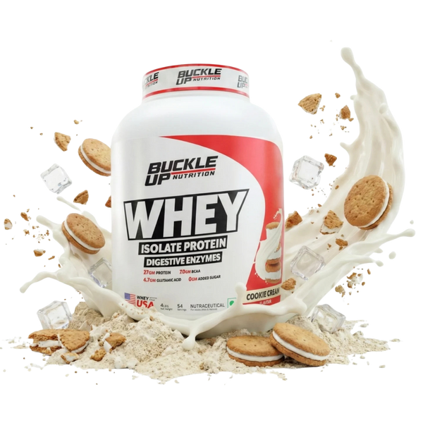 Whey Isolate Protein | Digestive Enzymes – 2kg (54 Servings)