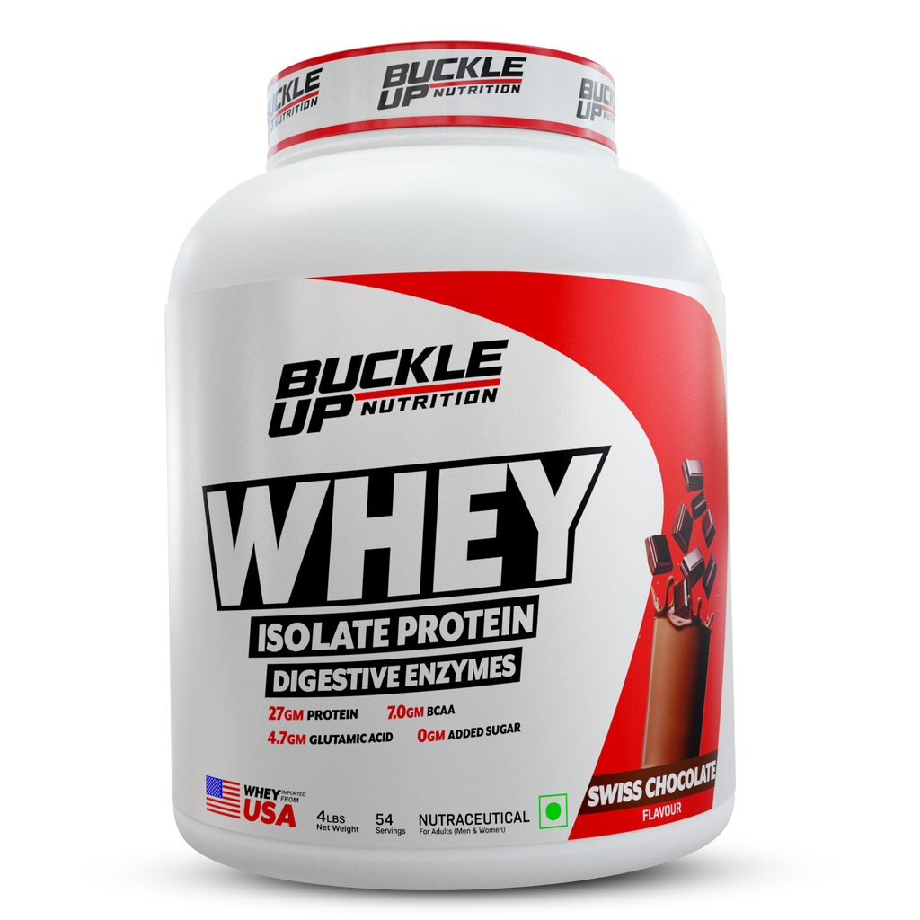 Whey Isolate Protein | Digestive Enzymes – 2kg (54 Servings)