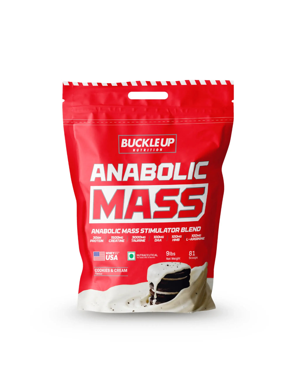 Anabolic Mass – Premium Mass Gainer (4kg, 81 Servings)
